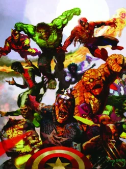 The Art of Painted Comics by Chris Lawrence Hardcover Book