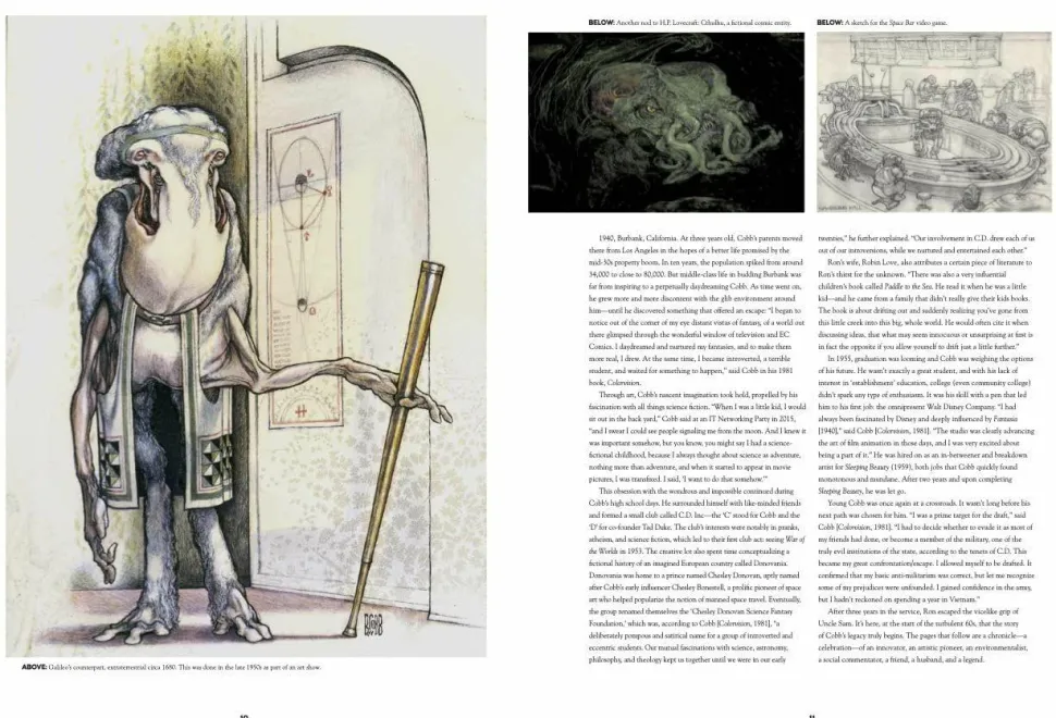 The Art of Ron Cobb Hardcover Book