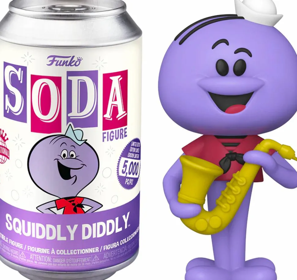 The Atom Ant/Secret Squirrel Show - Squiddly Diddly Vinyl SODA Figure in Collector Can (International Edition)