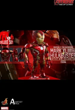 The Avengers - Avengers 2: Age of Ultron - Iron Man Hulkbuster and Battle Damaged Iron Man Mark XLIII (43) Hot Toys Artist Mix Bobble Head 2-Pack
