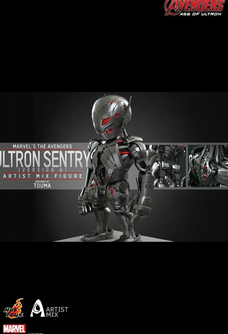 The Avengers - Avengers 2: Age of Ultron - Red Ultron Sentry Hot Toys Artist Mix Bobble Head