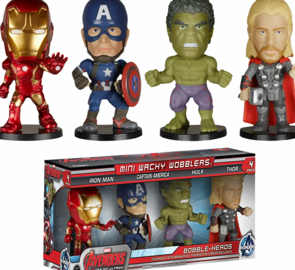 The Avengers - Avengers 2 Mini Wacky Wobbler (4 Pack)