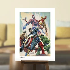 The Avengers - Avengers Assemble: Alpha #1 Fine Art Print by J. Scott Campbell