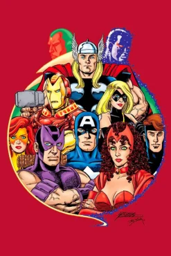 The Avengers - Avengers by Kurt Busiek and George Perez Omnibus Volume 01 Hardcover Book (DM Variant Cover)