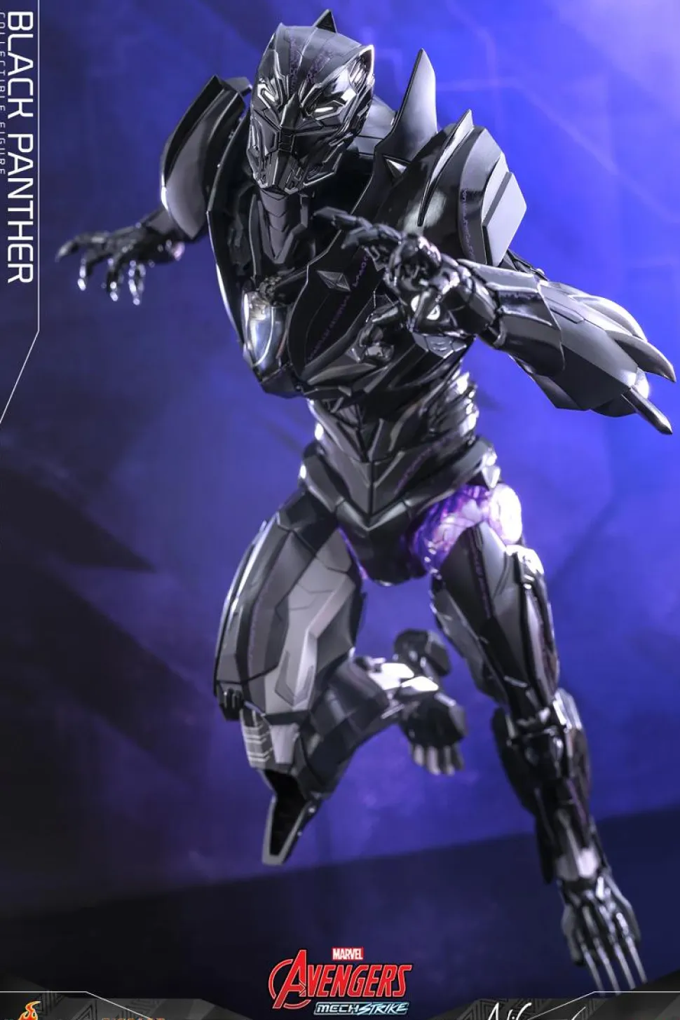 The Avengers - Black Panther in Mech Strike Armour 1/6th Scale Hot Toys Action Figure