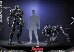 The Avengers - Black Panther in Mech Strike Armour 1/6th Scale Hot Toys Action Figure