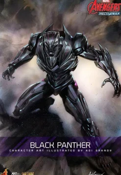 The Avengers - Black Panther in Mech Strike Armour 1/6th Scale Hot Toys Action Figure