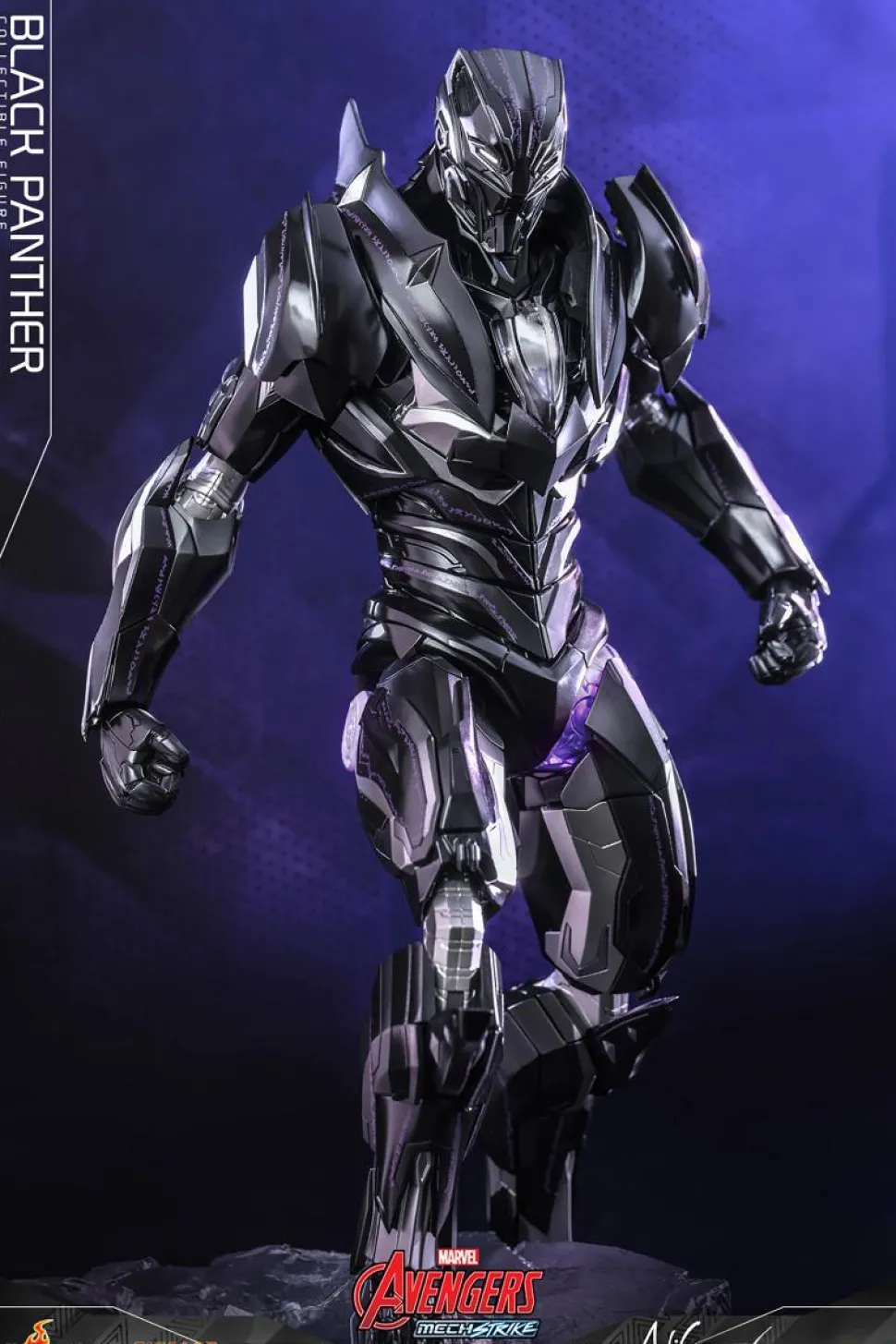 The Avengers - Black Panther in Mech Strike Armour 1/6th Scale Hot Toys Action Figure