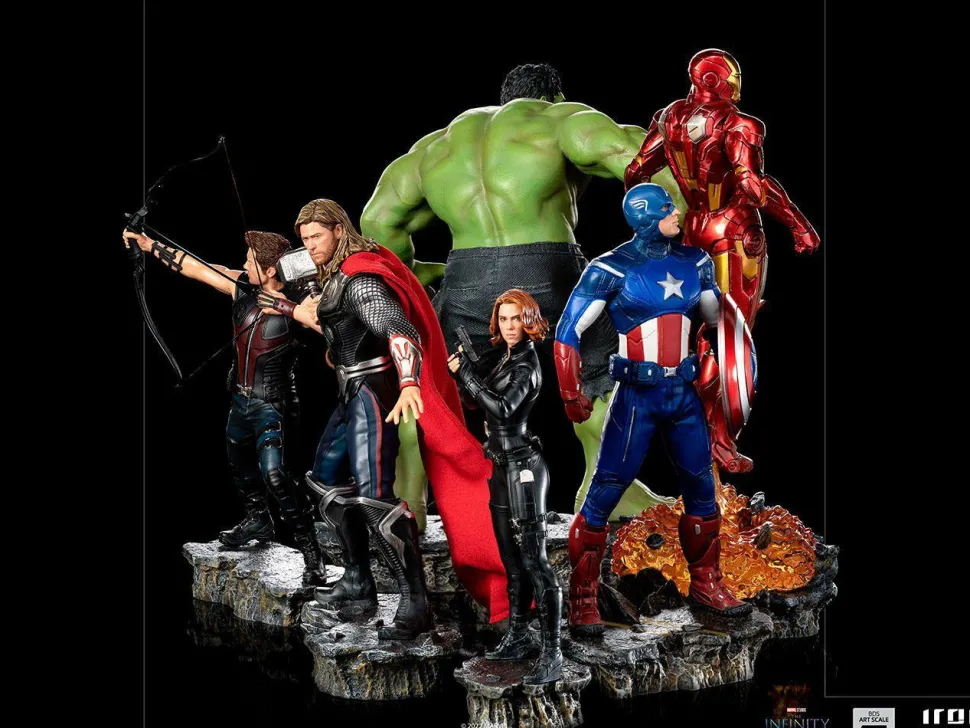 The Avengers - Black Widow Battle of New York 1/10th Scale Statue