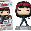 The Avengers - Black Widow Pop! Vinyl Figure with Enamel Pin