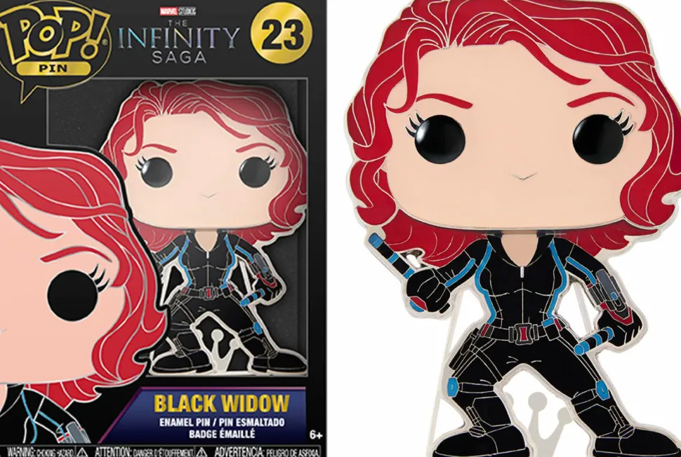 The Avengers - Black Widow Pop! Enamel Pin