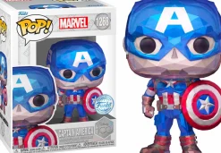 The Avengers - Captain America (Facet) Disney 100th Pop! Vinyl Figure (Popcultcha Exclusive)