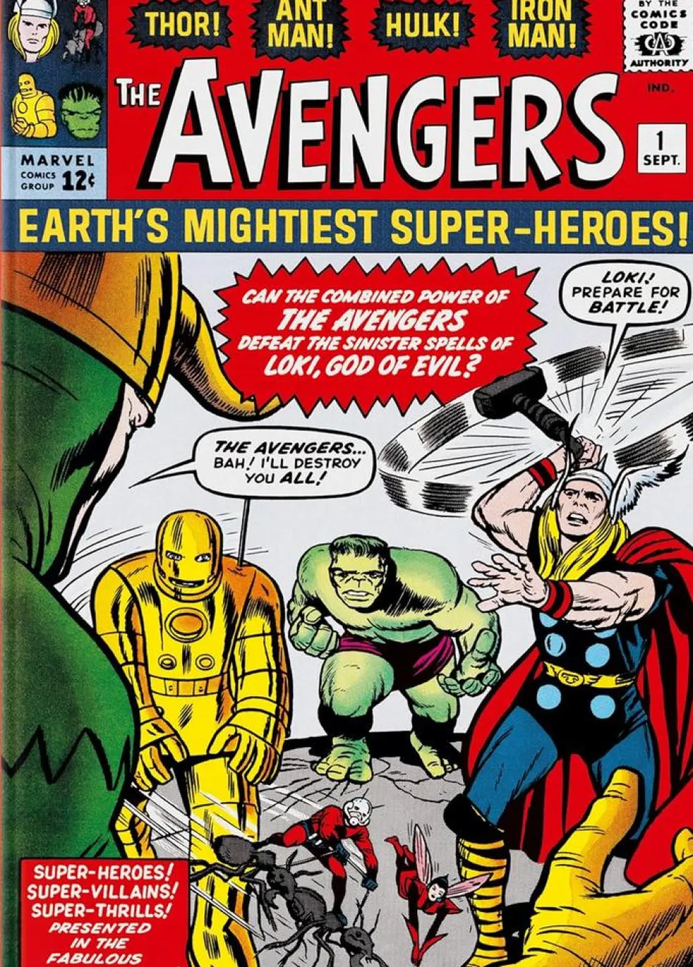 The Avengers - Marvel Comics Library Volume 01 1963-1965 XXL Edition Hardcover Book
