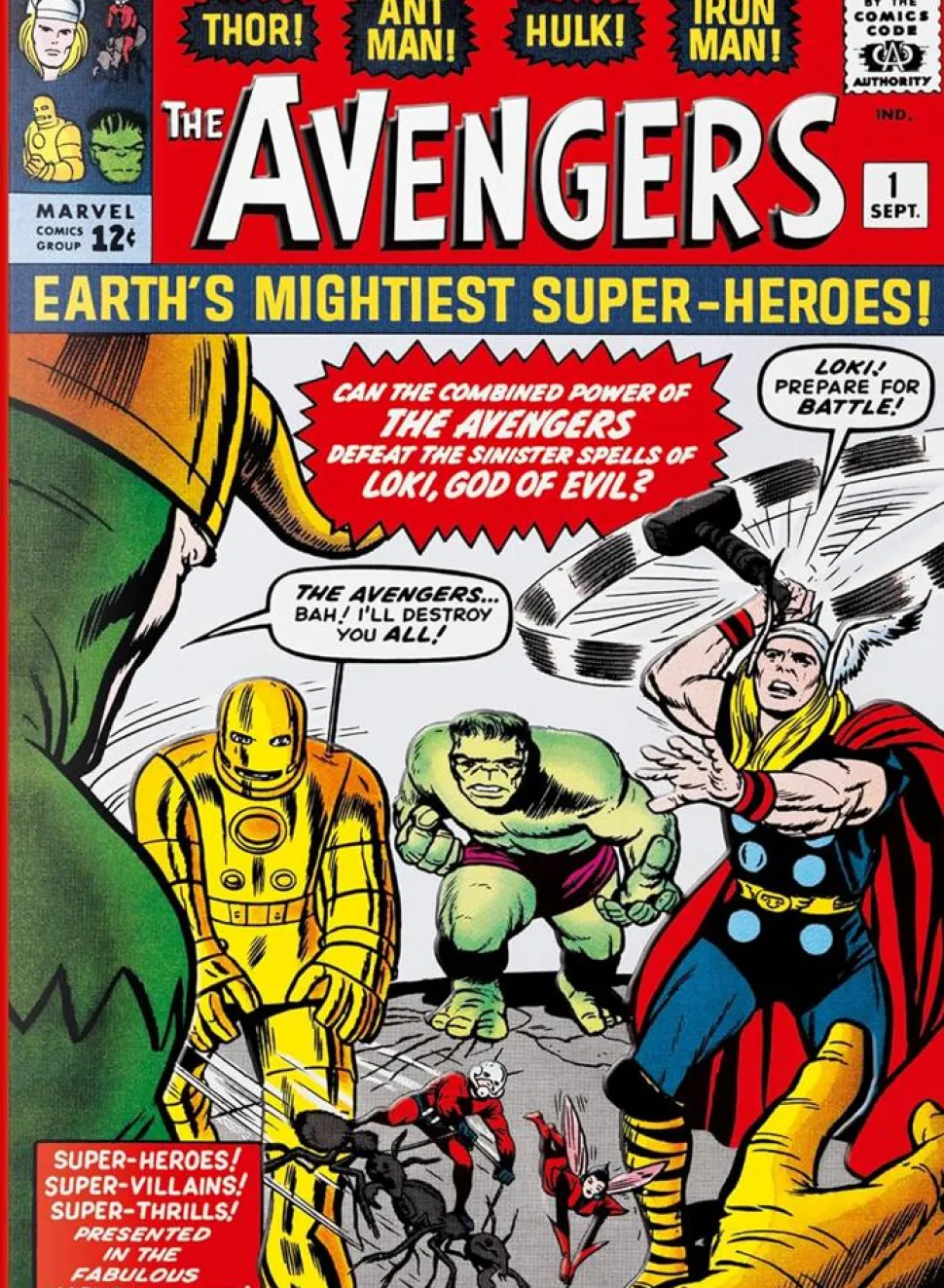 The Avengers - The Avengers 1963-1965 Marvel Comics Library Hardcover Book