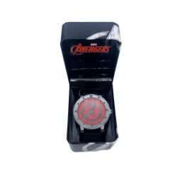 The Avengers - The Avengers Red Logo Silicone Band Watch (One Size)
