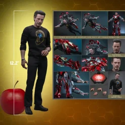 The Avengers - Tony Stark with Mark VII Suit 1/6th Scale Hot Toys Action Figure