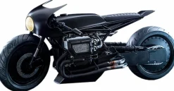 The Batman (2022) - Batcycle 1/6th Scale Hot Toys Action Figure Vehicle Accessory