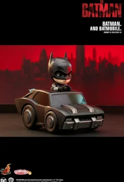 The Batman (2022) - Batman and Batmobile Cosbaby (S) Hot Toys Figure Set