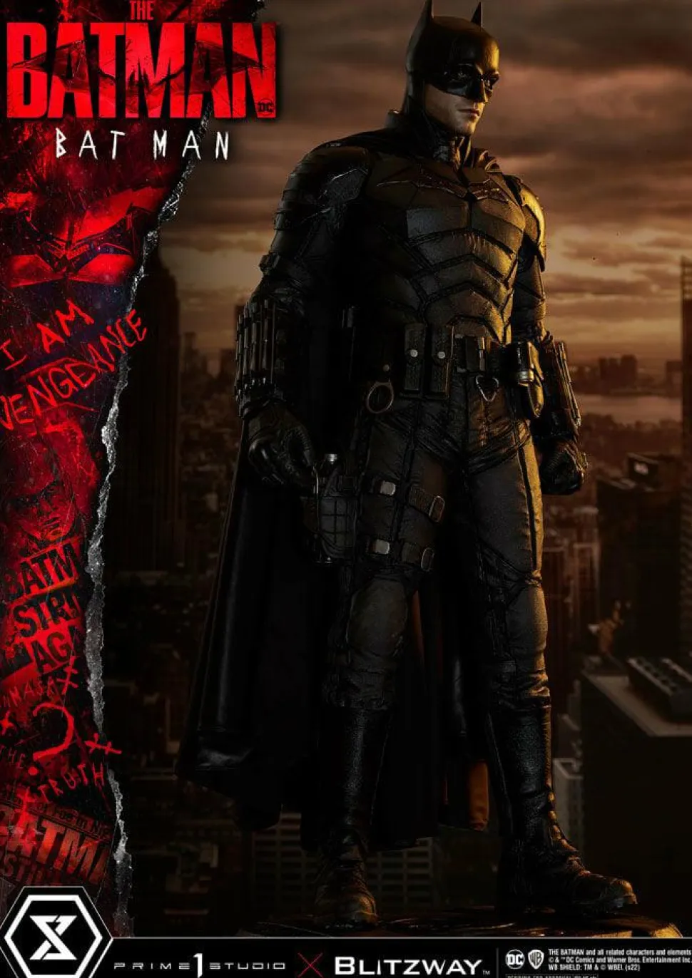 The Batman (2022) - Batman (Bonus Version) 1/3 Scale Statue