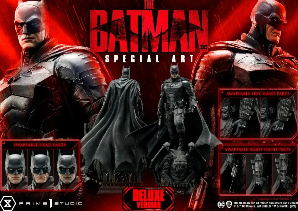 The Batman (2022) - Batman Special Art Edition Deluxe Bonus Version 1/3 Scale Statue