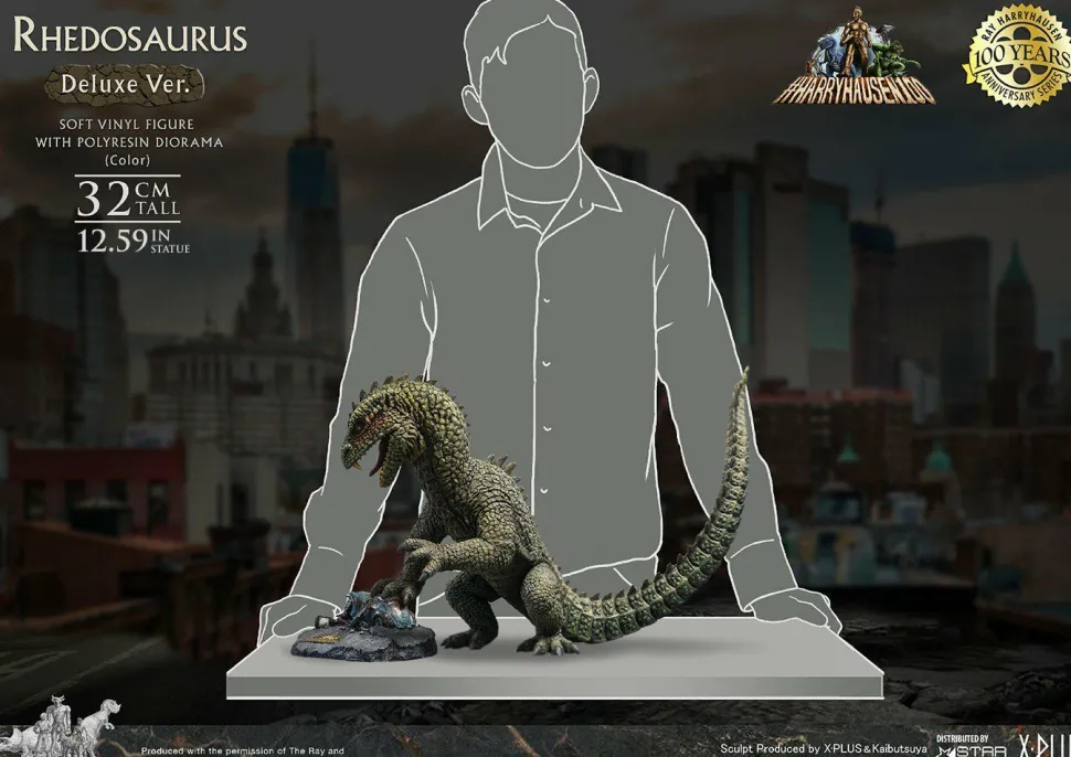 The Beast from 20,000 Fathoms (1953) - Rhedosaurus Colour Version Deluxe 12” Vinyl Statue