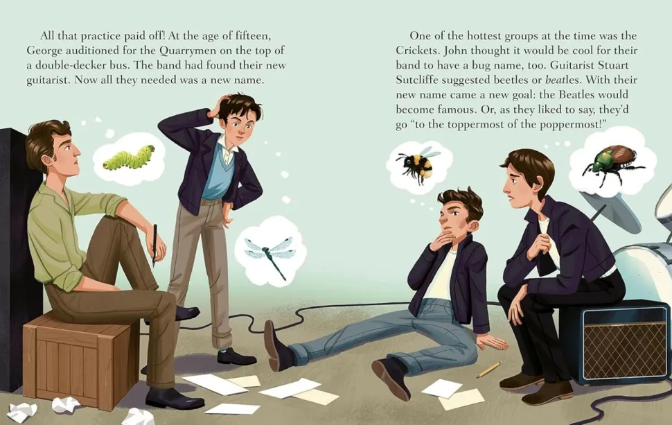 The Beatles - Little Golden Book Biography Hardcover Book
