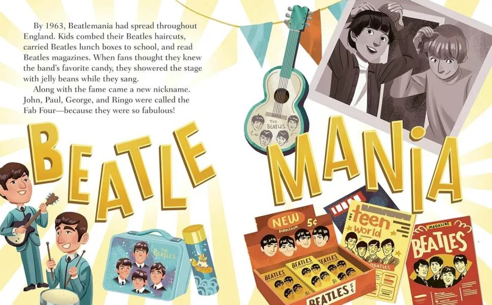 The Beatles - Little Golden Book Biography Hardcover Book