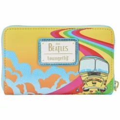 The Beatles - Magical Mystery Tour Bus 4” Faux Leather Zip-Around Wallet