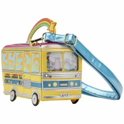 The Beatles - Magical Mystery Tour Bus Lenticular Glow in the Dark 6” Faux Leather Crossbody Bag
