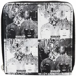 The Beatles - Revolver Album Cover 4" Faux Leather Zip-Around Wallet