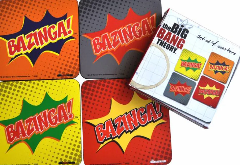The Big Bang Theory - Bazinga! Coaster Set