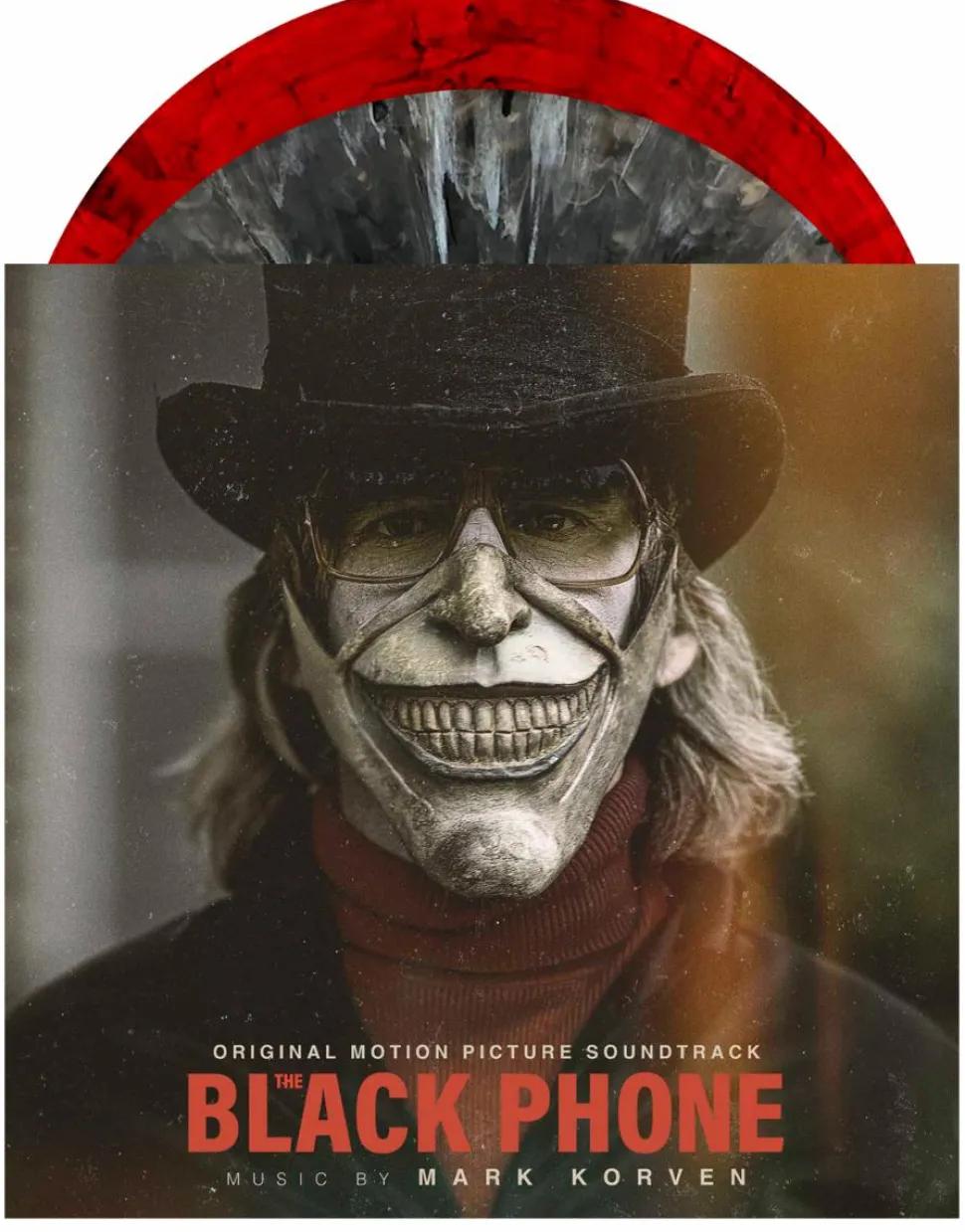 The Black Phone (2022) - Original Motion Picture Soundtrack by Mark Korven 2xLP Vinyl Record (“The Grabber” Black & White Burst and Blood Red & Black Smoke Coloured Vinyl)