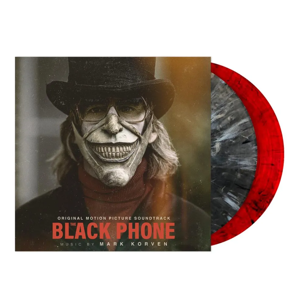 The Black Phone (2022) - Original Motion Picture Soundtrack by Mark Korven 2xLP Vinyl Record (“The Grabber” Black & White Burst and Blood Red & Black Smoke Coloured Vinyl)