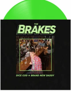 The Brakes - Dice God / Brand New Daddy 7" Split Single Vinyl Record (Green Coloured Vinyl)
