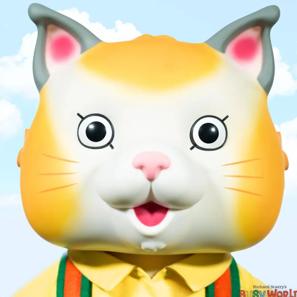 The Busy World of Richard Scarry - Huckle Cat SuperSize 16" Vinyl Figure