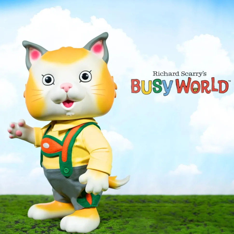 The Busy World of Richard Scarry - Huckle Cat SuperSize 16" Vinyl Figure