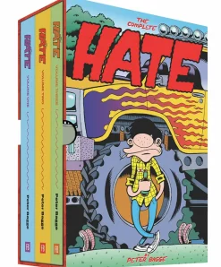 The Complete Hate by Peter Bagge Hardcover Book Box Set (Vol. 1-3)