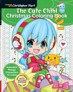 The Cute Chibi Christmas Colouring Book by Christopher Hart Paperback Book