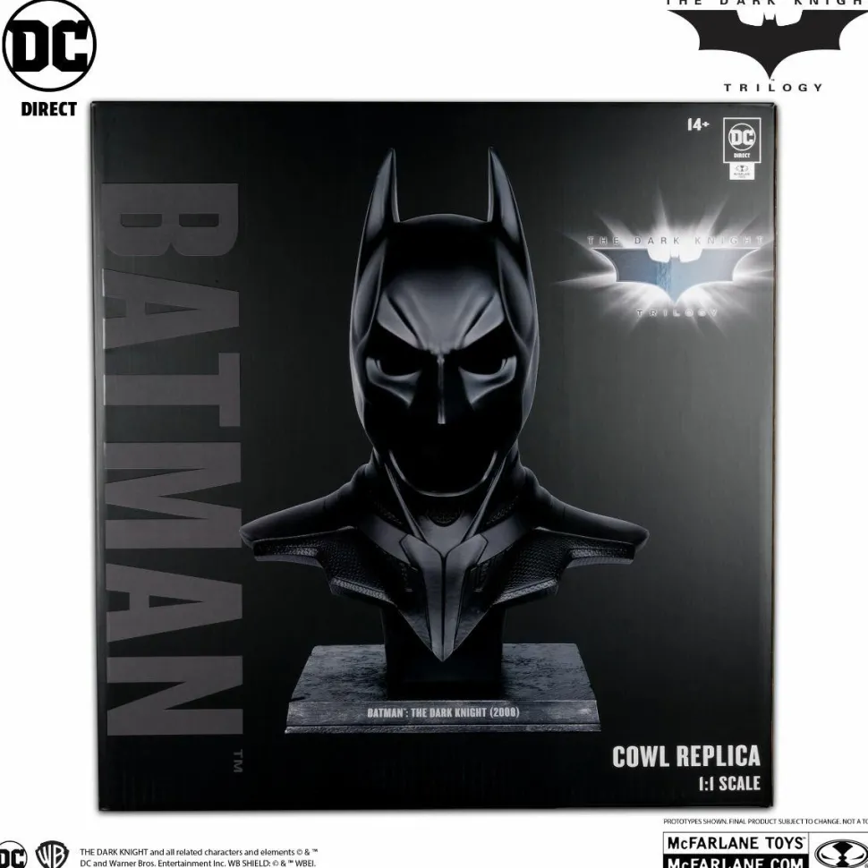 The Dark Knight (2008) - Batman Cowl 1:1 Scale Life-Size Prop Replica