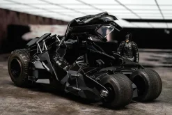 The Dark Knight (2008) - Batman & Tumbler Batmobile (Black Camo) 1/24th Scale Figure & Die-Cast Vehicle Replica Set (2023 SDCC Exclusive)
