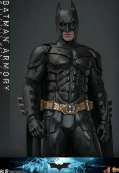 The Dark Knight (2008) - Batman Armory with Bruce Wayne (2.0) 1/6th Scale Hot Toys Action Figure Set