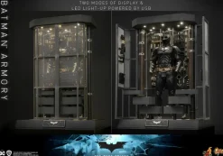 The Dark Knight (2008) - Batman Armory with Bruce Wayne (2.0) 1/6th Scale Hot Toys Action Figure Set