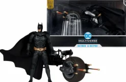The Dark Knight Rises (2012) - Batman & Batpod DC Multiverse Gold Label 7" Scale Action Figure Vehicle 2-Pack