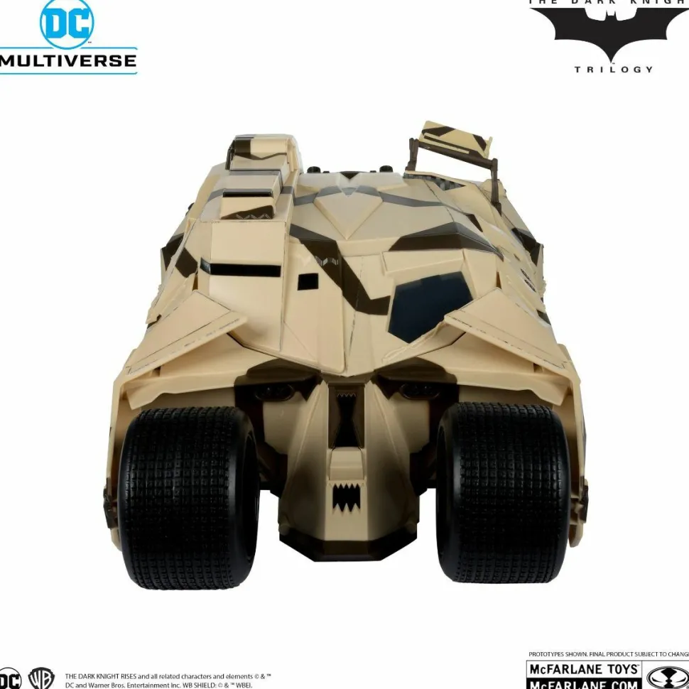 The Dark Knight Rises (2012) - Camouflage Tumbler Batmobile DC Multiverse Gold Label 7" Scale Action Figure Vehicle