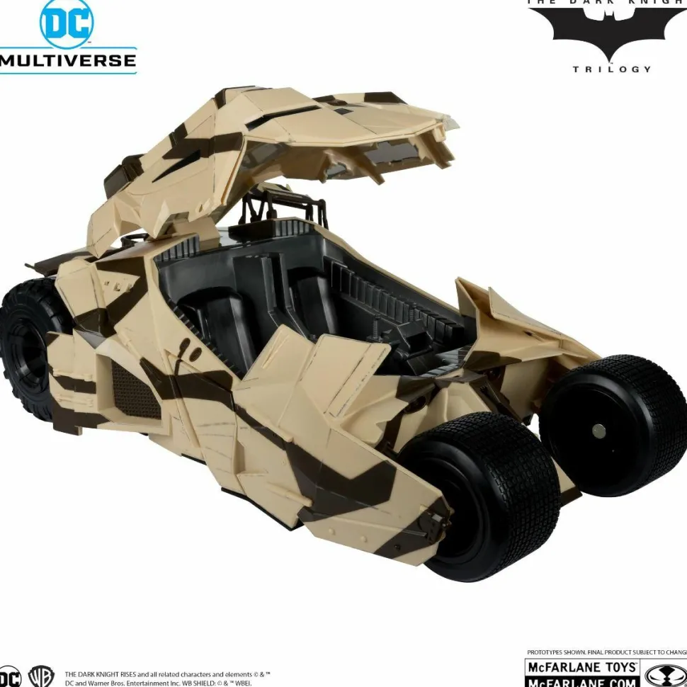 The Dark Knight Rises (2012) - Camouflage Tumbler Batmobile DC Multiverse Gold Label 7" Scale Action Figure Vehicle