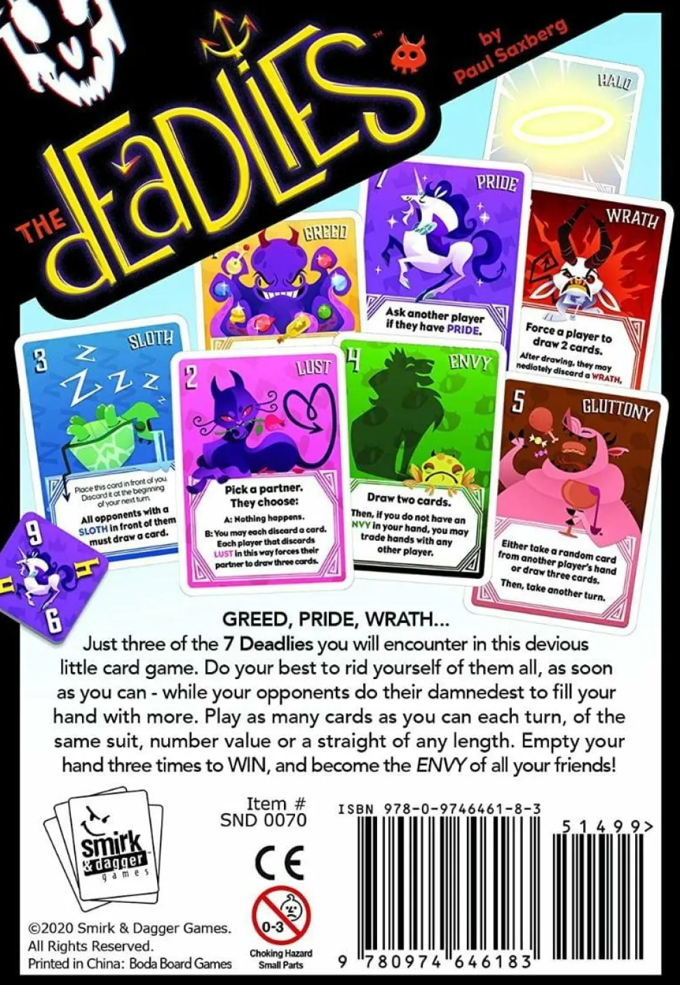 The Deadlies - Card Game