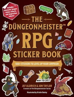 The Dungeonmeister RPG Sticker Book: 500+ Stickers to Level Up Your Campaign Paperback Book