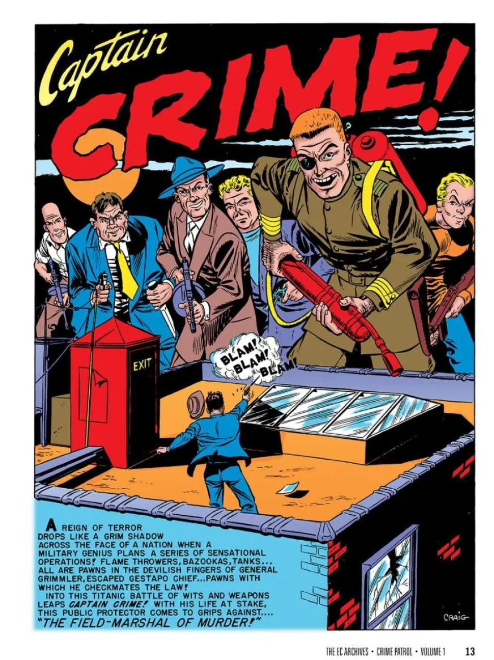 The EC Archives - Crime Patrol Volume 01 Hardcover Book