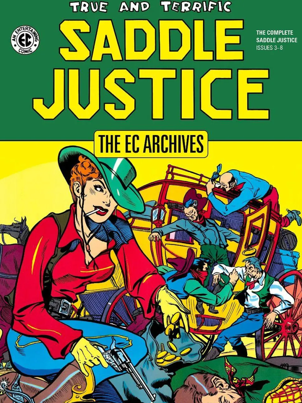 The EC Archives - Saddle Justice The Complete Series Hardcover Book