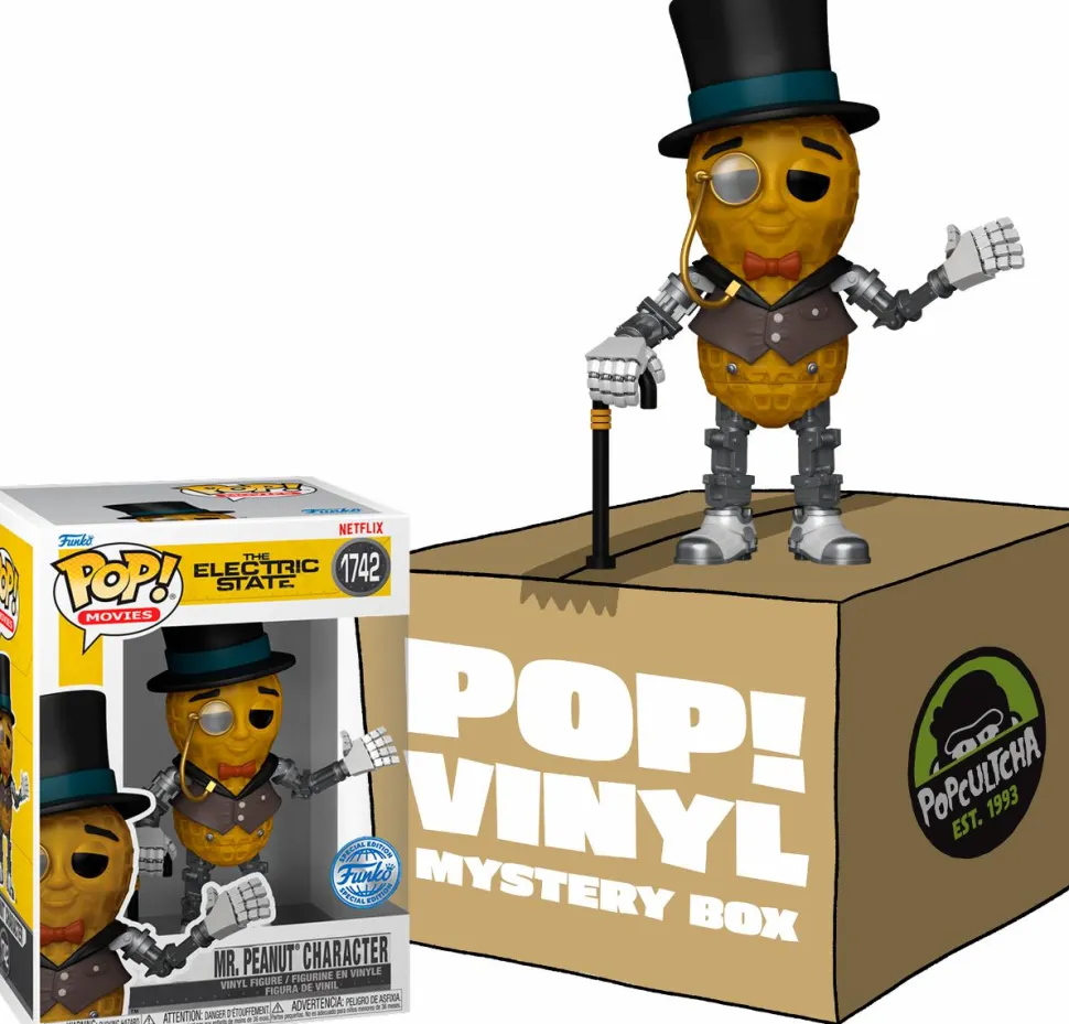 The Electric State - Mr Peanut Character Mystery Box (Includes Mr Peanut & 3 Exclusive Pop! Vinyl Figures)